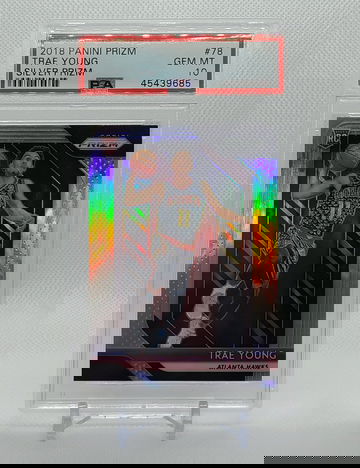 2018 Prizm SILVER Trae Young RC PSA 10 GEM MINT!
