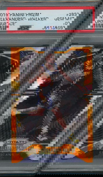 2019 Prizm Orange Ice Nickeil Alexander-Walker PSA 10 