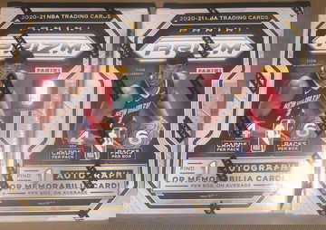 LOT OF 2 2020-21 Panini Prizm Basketball Blaster Boxes