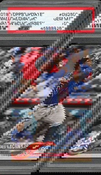 2018 Topps Update Ronald Acuna Jr. PSA 10