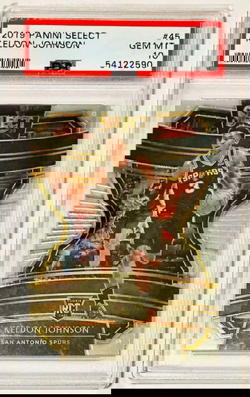 Keldon Johnson 2019 Panini Select Rookie Card RC #45 PSA 10 GEM MINT San Antonio Spurs