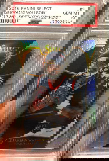Deshaun Watson 2016 Select XRC Prizm PSA 10