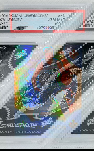 2019-20 Chronicles Crusade Luka Doncic Bronze SSSP PSA 10 POP 1 GEM MINT