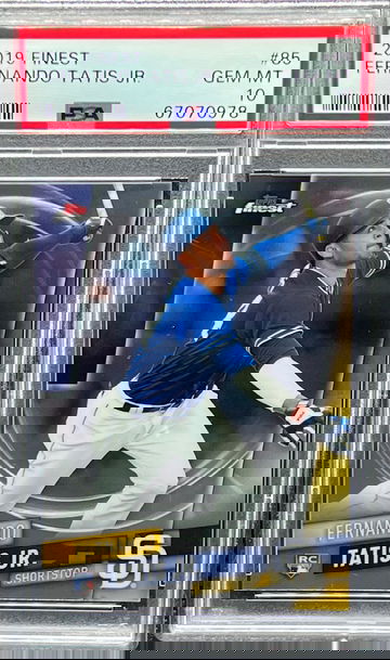 2019 Topps Finest Fernando Tatis Jr. PSA 10 Rookie