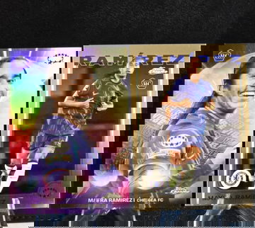 2024-25 Topps Chrome Women's UEFA  Mayra Ramirez  Vibe Refractor & Base  Chelsea  RC