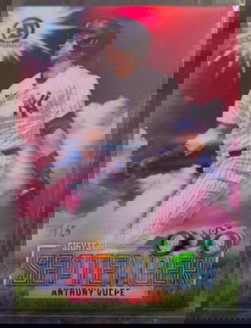 2023 Bowman Chrome Anthony Volpe Sights on September Red Refractor /5