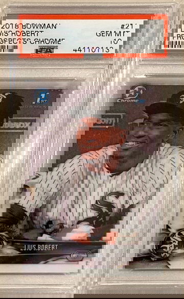 2018 Bowman Chrome 1st Luis Robert PSA 10