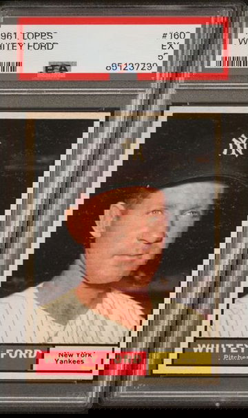 1961 Topps Whitey Ford #160 PSA 5 [BL-2C.23]