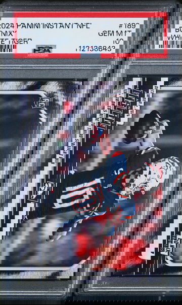 2024 PANINI INSTANT NFL BO NIX #/5 WHITE TIGER #189 RC ROOKIE PSA 10