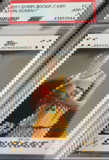 Kevin durant 2007 topps psa 9
