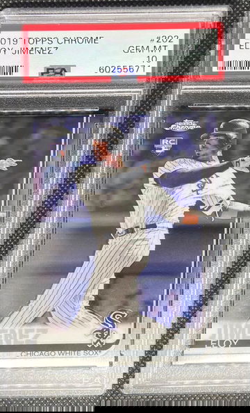 2019 Topps Chrome #202 Eloy Jimenez White Sox RC Rookie PSA 10 GEM MINT