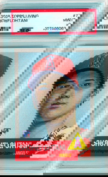 2018 Topps Living #7 Shohei Ohtani PSA 9 MINT!