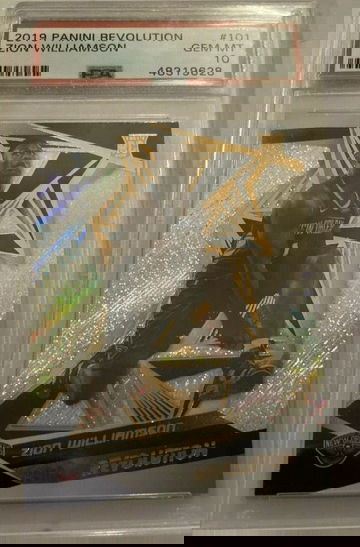 2019 Panini Revolution #101 Zion Williamson RC Rookie PSA 10 Pelicans Future HOF