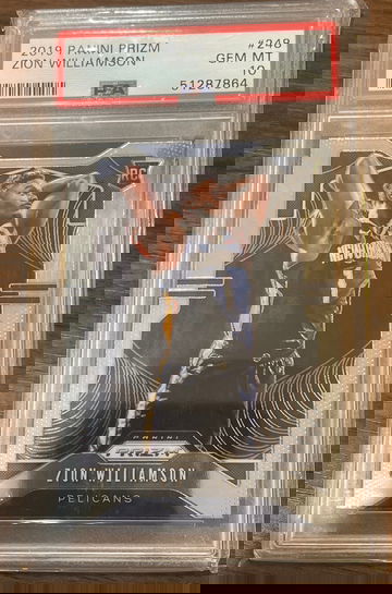 2019 Prizm Zion Williamson Rookie PSA 10