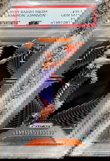 2019 Panini Prizm Cameron Johnson PSA 10