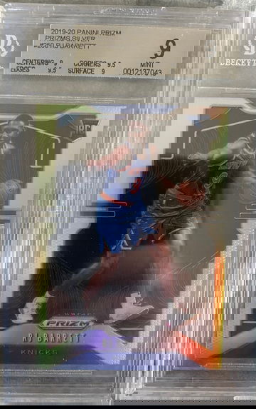 RJ Barrett Silver Prizm BGS 