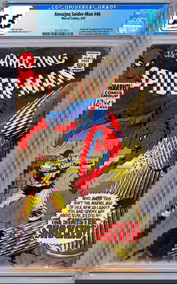 AMAZING SPIDER-MAN #46 CGC 2.5 STAN LEE JOHN ROMITA *ORIGIN & 1ST SHOCKER* 1967