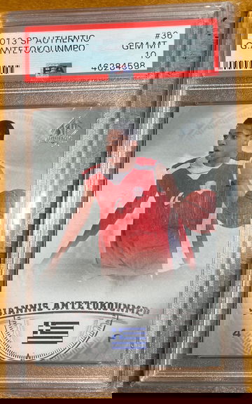 2013 SP Authentic Giannis Antetokounmpo RC PSA 10 Gem-Mint