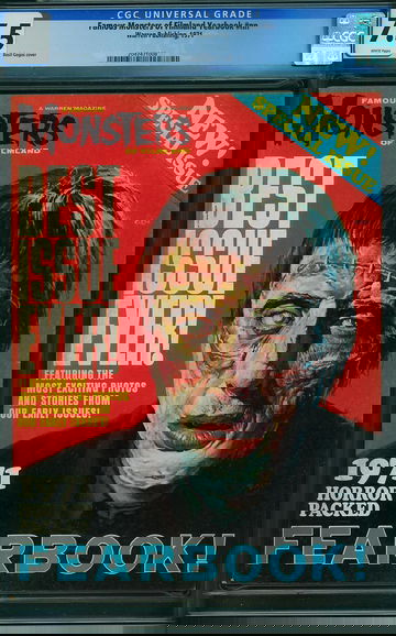 FAMOUS MONSTERS OF FILMLAND YEARBOOK #1971, CGC 7.5 VF-