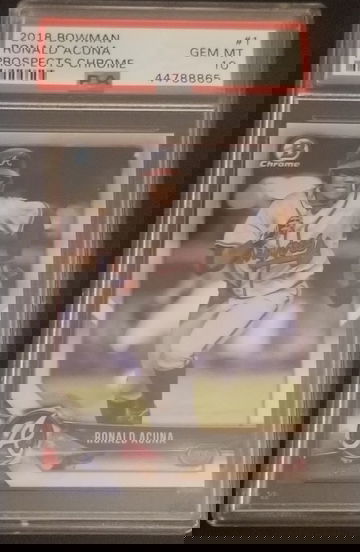 2018 Bowman Chrome Ronald Acuna #1 PSA 10