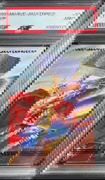 1993 Marvel Masterpieces Thor #3 PSA 9 Mint