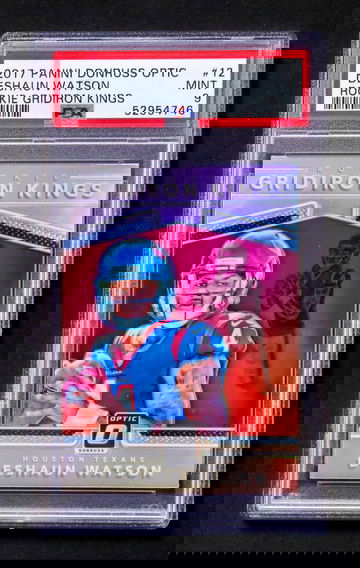 2017 Panini Donruss Optic - Deshaun Watson - Rookie Gridiron Silver Prizm PSA 9