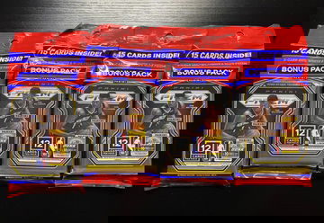 2020-21 Prizm Basketball NBA Cello Pack x4