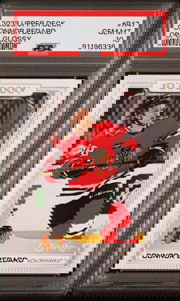 2023 Upper Deck OPC Glossy #R-47 Connor Bedard PSA 10 GEM MINT Rookie Card