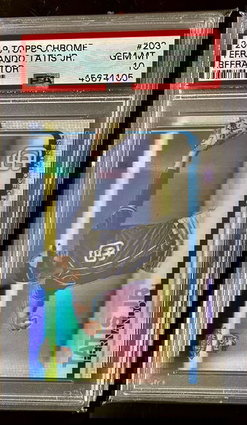 2018 Topps Chrome Fernando Tatis JR PSA 10 Refractor 