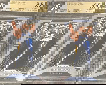 Zion Williamson Prizm Lot 2 BGS 9.5
