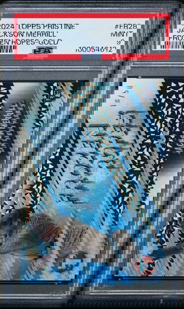2024 Topps Pristine Jackson Merrill Frozen Ropes Gold #FR28