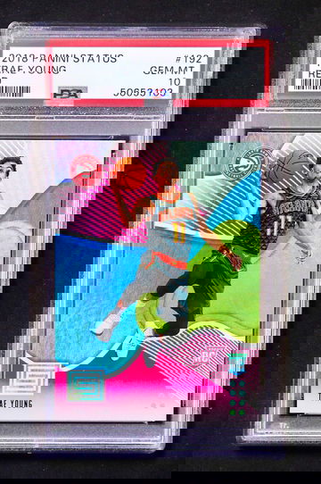 2018 Status - Trae Young - Rookie Red PSA 10 Gem Mint 