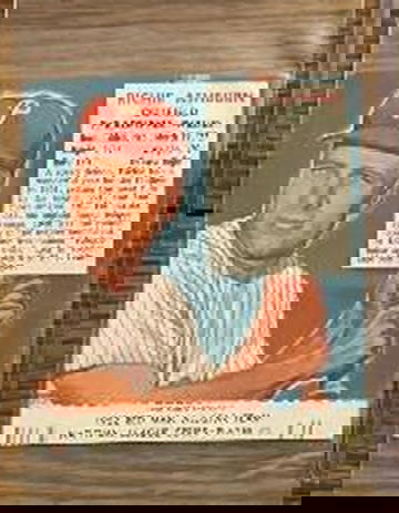 1952 Red Man Allstar Team #2 Richie Ashburn  with Tab Ex plus