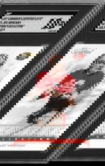 2017 Donruss Certified Cuts Heritage Collection Gold Joe Montana /10