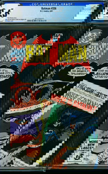 BATMAN #336, CGC 9.6 NM+