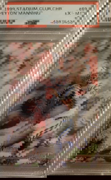 1999 Stadium Club Chrome Peyton Manning PSA 6