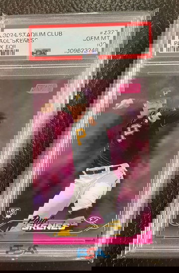 2024 TOPPS STADIUM CLUB PINK FOIL #237 PAUL SKENES RC ROOKIE PSA 10