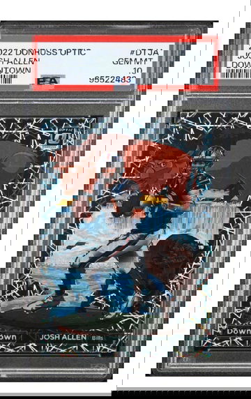 2022 Donruss Optic Downtown Josh Allen PSA 10