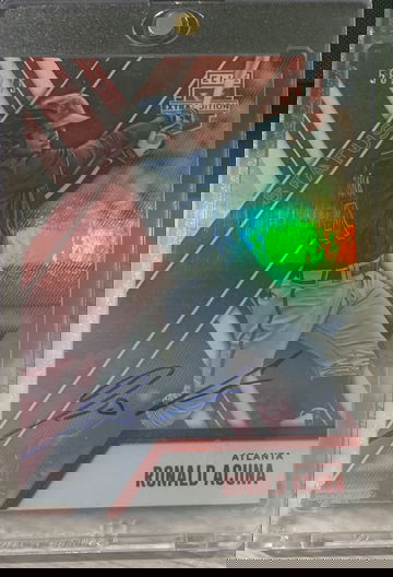 2017 Panini Elite Extra Edition Ronald Acuna Jr AUTO /75