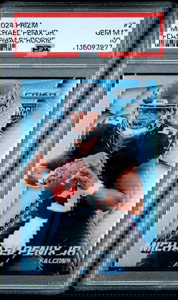 2024 PANINI PRIZM MICHAEL PENIX #2 FLASHBACK ROOKIE RC PSA 10