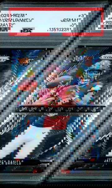 2024 Panini Prizm Prizmatic Jayden Daniels #3 PSA 10