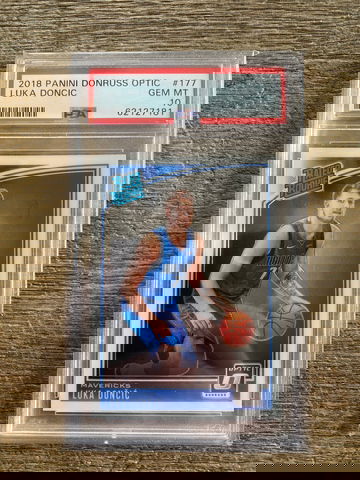 LUKA DONCIC 2018 PANINI DONRUSS OPTIC RATED ROOKIE PSA 10