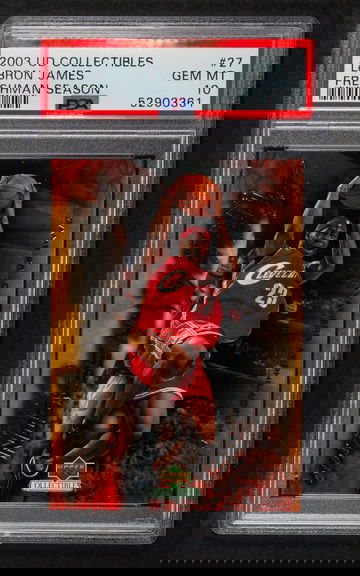 2003 LeBron James UD Collectibles  Freshman Season  #27  PSA 10
