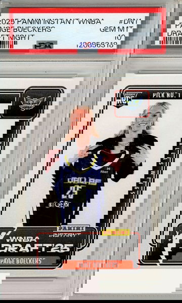 2025 PANINI INSTANT WNBA DRAFT NIGHT PAIGE BUECKERS #DN1 PSA 10