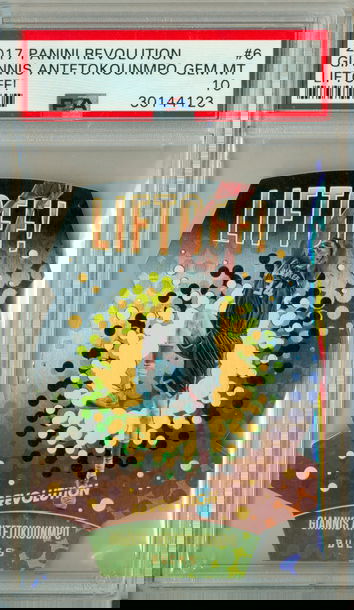 2017 Panini Revolution Giannis Antetokounmpo Liftoff! PSA 10