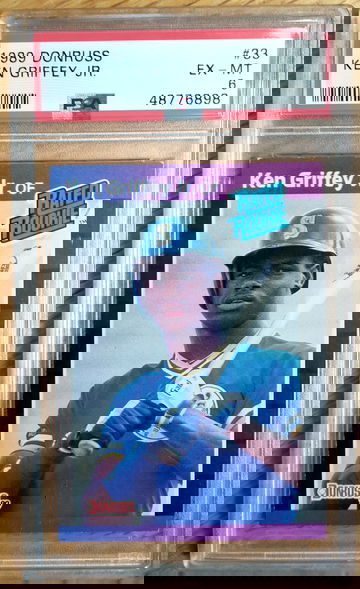 1989 Donruss Ken Griffey Jr PSA 6