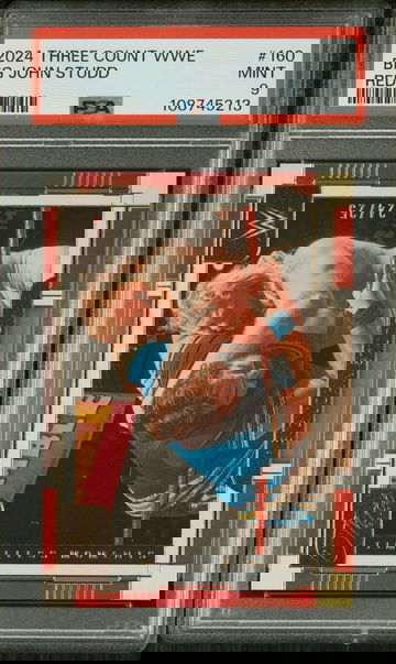 2024 Panini Three Count Big John Studd #160 /25 PSA 9 Red