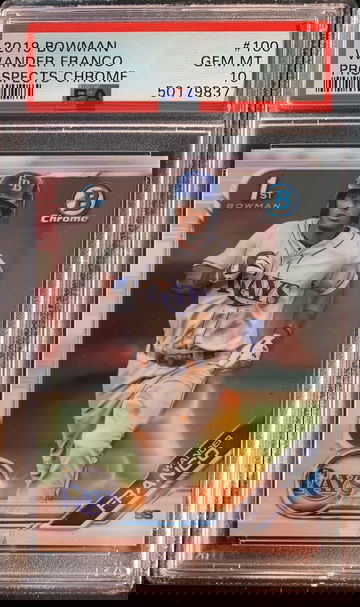 2019 Bowman Chrome Prospects #100 Wander Franco PSA 10 - Gem Mint