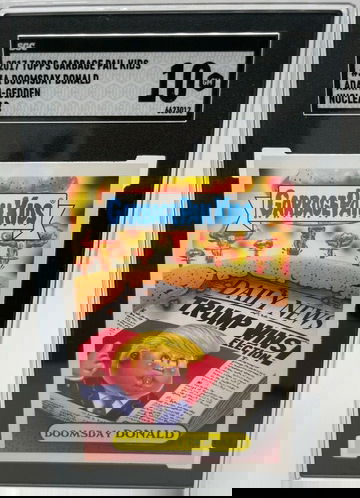 Topps Doomsday Donald Trump Adam-Gedden Nuclear SGC 10 #3A Garbage Pail Kids