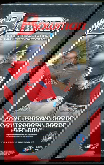 2015 Bowman Baseball HTA Jumbo Box (3 Autos), Factory Sealed